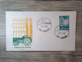 TR47 Enveloppe + Timbre Luxembourg 1969