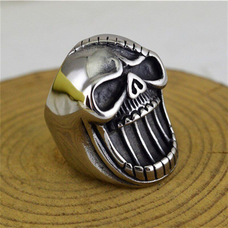 Anelli: Herren Ring Schädel Kopf – Nuovo e nell'imballaggio originale da Uerkheim venduto da Kaufoption