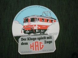 Kleber: Eisenbahn - Der Kluge spielt mit dem HAG Zuge