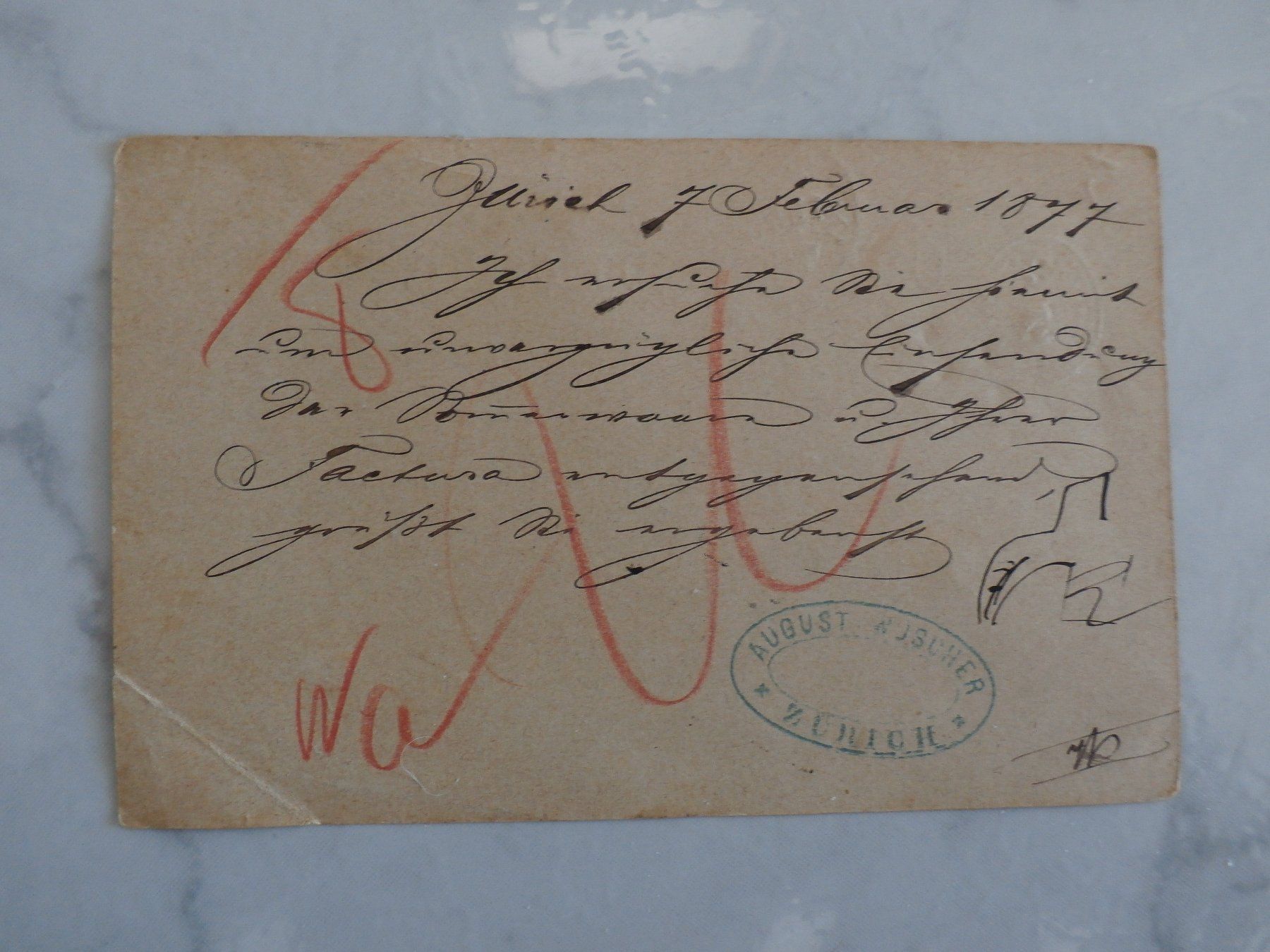 Cartoline postali: Postkarte antik – Usato da Mellingen venduto da Wingman77 1