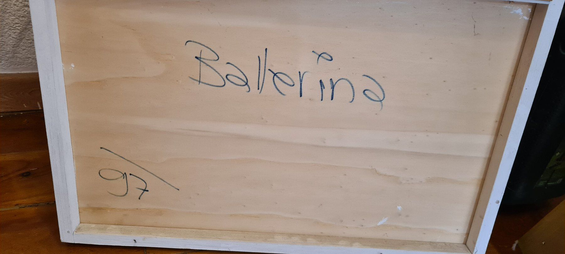Gemälde: Modernes Gemälde - Ballerina von W. Stricker – Neu (gemäss Beschreibung) aus Füllinsdorf von Sternenblick19 4