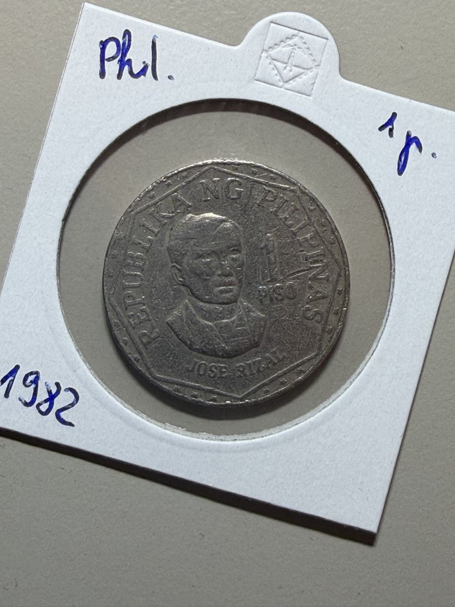 Toutes les monnaies: Philippines - 1 piso - 1982 – D'occasion à Payerne par Mike1682