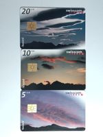 Swisscom Taxcard 3er Set Horizonten