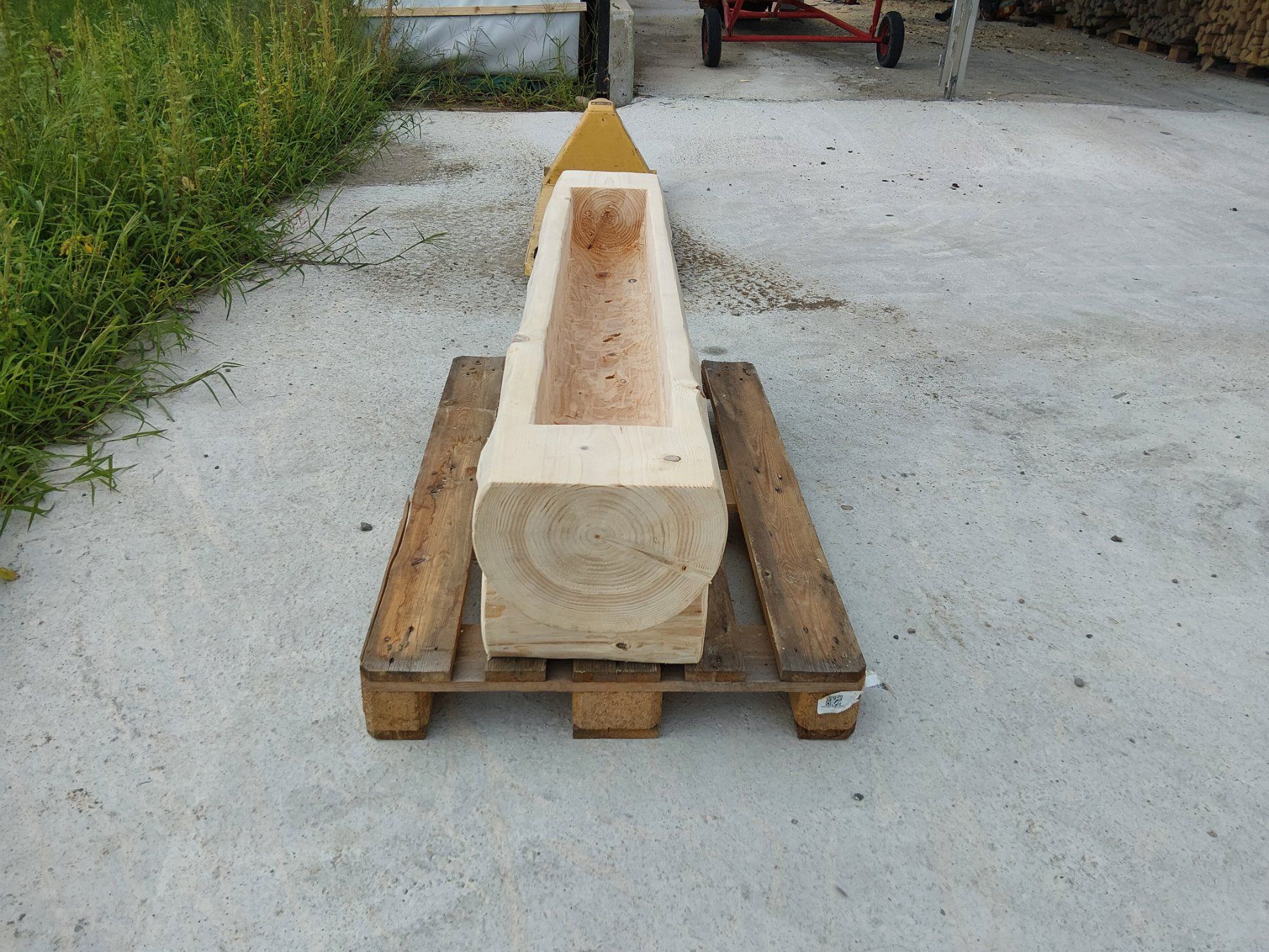 Vasi per fiori: Blumentrog aus Tanne Rundholz – Nuovo (secondo la descrizione) da Affoltern am Albis venduto da ret_6x6z 2