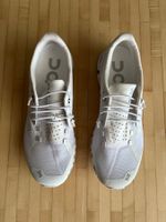 On Cloud Damen-Laufschuhe, Grösse 40.5, Weiss, Neuwertig