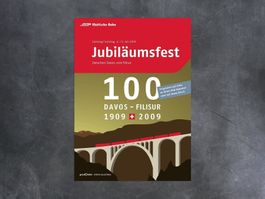 Plakat Jubiläumsfest 100 Jahre RhB