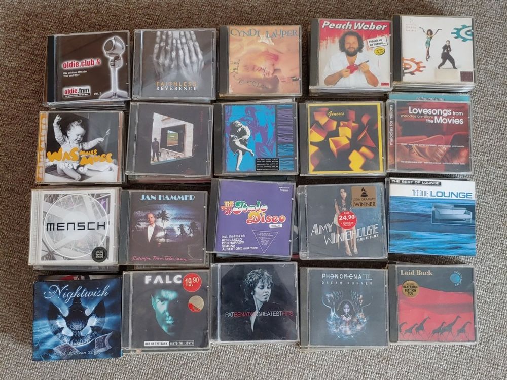 100 CD's Pop / Rock (Gebraucht) in Horw für CHF 20 – nur Abholung auf ...