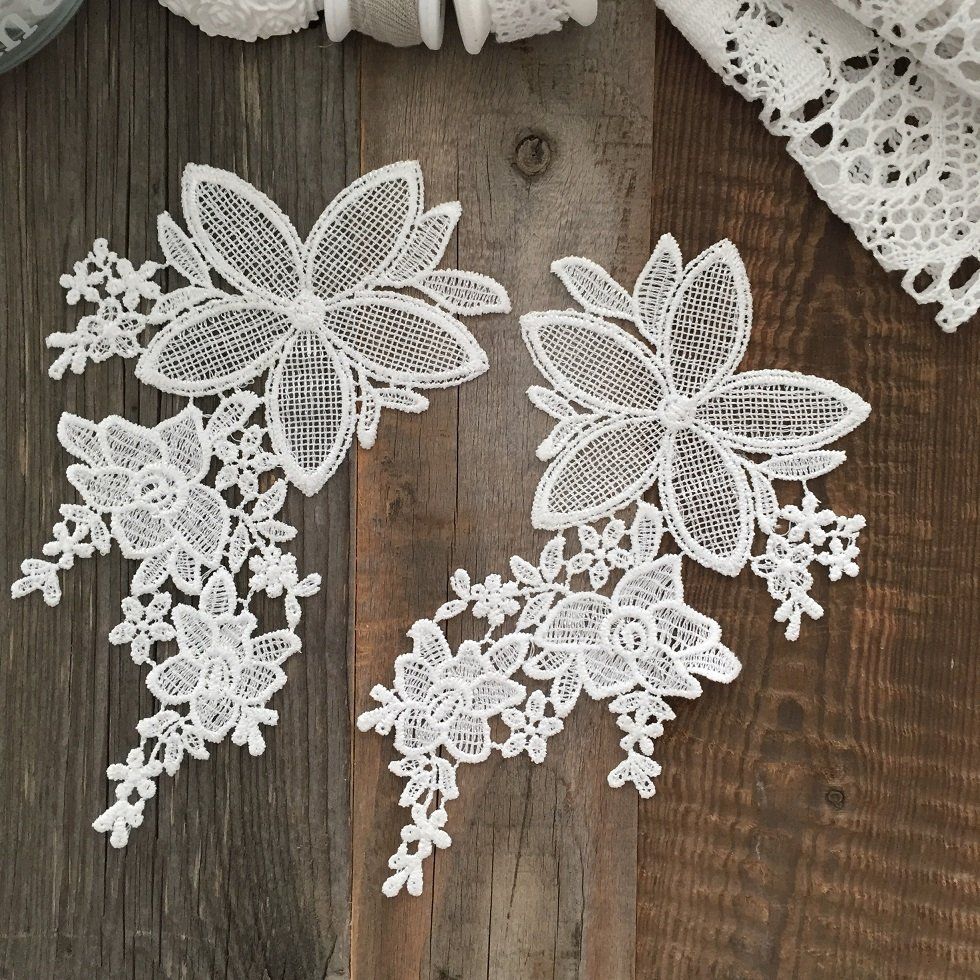 Insignes: Applikationen Spitzen-Patch - 2er Set - Shabby Chic – Neuf (Voir description) à Thun par Rowaner 1