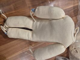 2 Neue Puppenkörper, 50cm, Stoffpuppe, Handarbeit, B