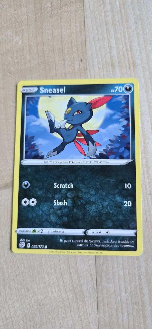 Pokémon Carte collezionabili: Sammelkarte Pokémon Sneasel – Nuovo (secondo la descrizione) da Zweisimmen venduto da kerstin_jaha