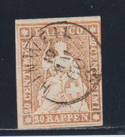 Strubel 25 D gestempelt / Befund