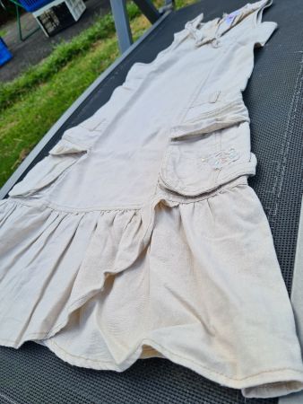 Mädchen Leinenkleid, elegant