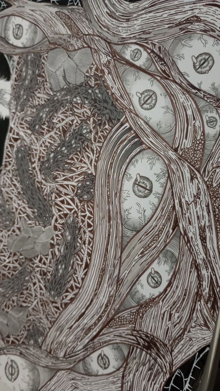 Dipinti: Oeuvre d'art alternative unique A3 paper goth grind core – Nuovo (secondo la descrizione) da La Chaux-de-Fonds venduto da eth_v2jd 1