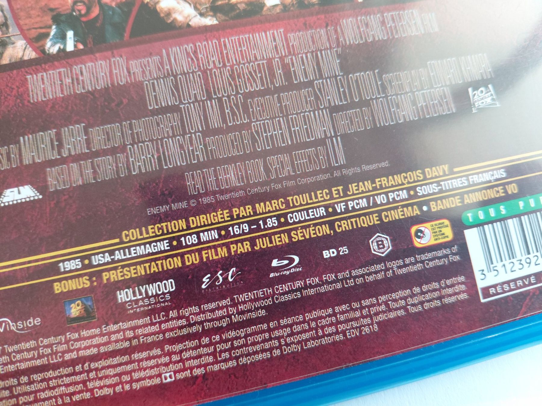 Tutti i DVDs: ENNEMY MINE – Usato da Denges venduto da Hellboy10 2