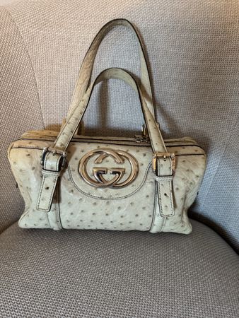 Vintage Gucci Ostrich leather Make a offer