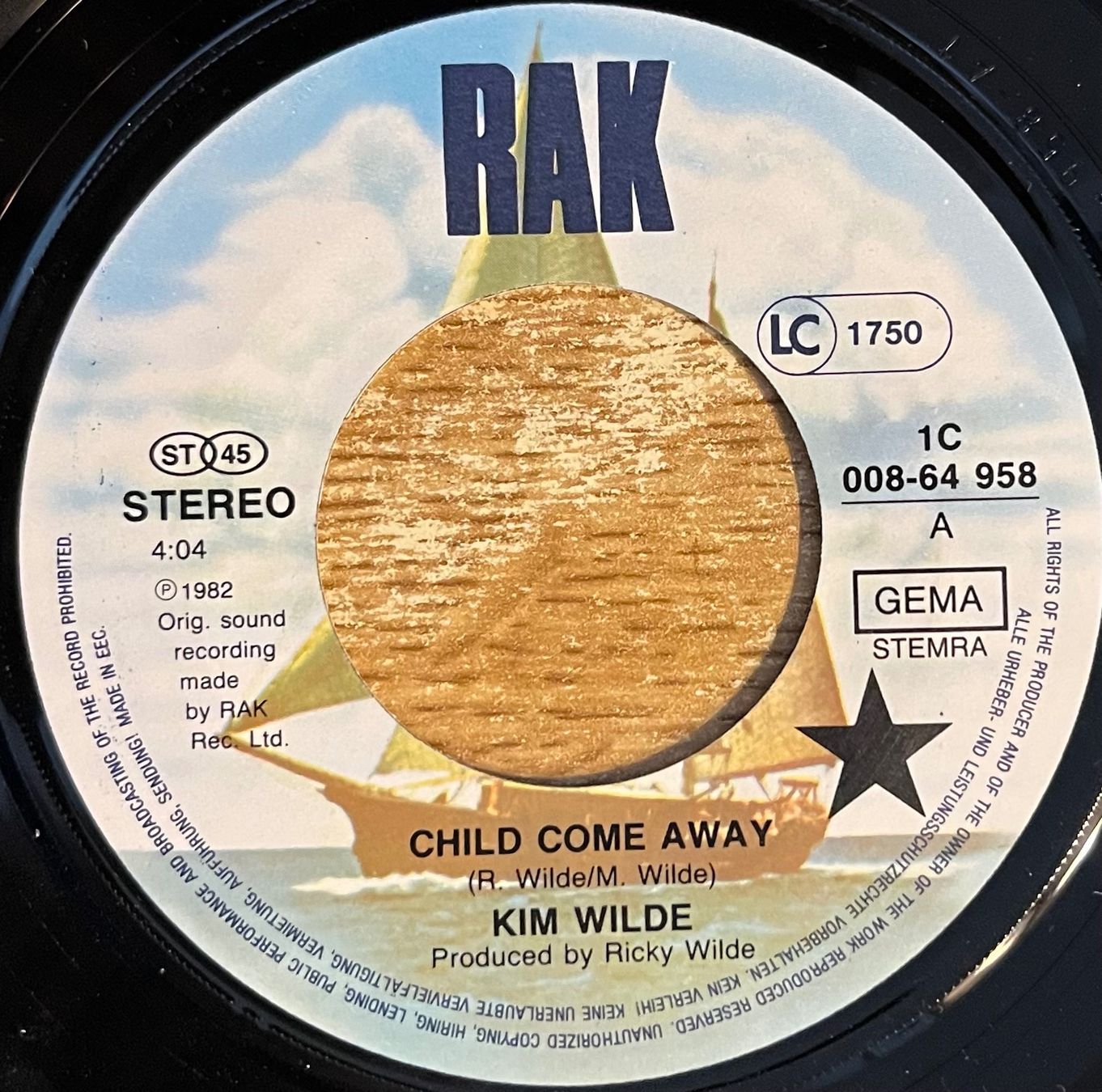 Dischi in vinile: KIM WILDE - CHILD COME AWAY – Usato da Bussigny venduto da vinyl-pas-cher 2