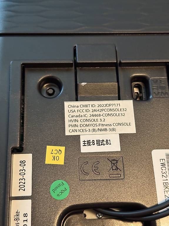 Decathlon Hometrainer: Decathlon Domyos Console 3.2 Fahrrad/Ergometer Computer – Usato da Pfäffikon ZH venduto da PC86 2