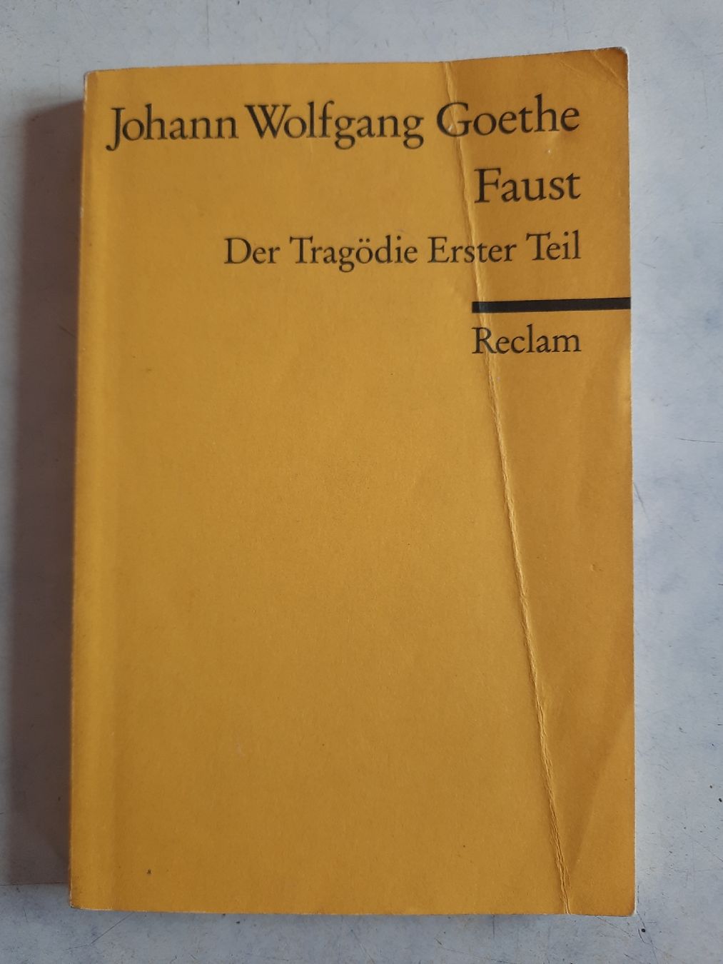 Libri: Goethe : Faust. Der Tragödie Erster Teil , Reclam – Usato da Nottwil venduto da mar_jqm7