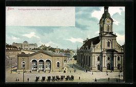 Bern, Heiliggeistkirche, Bahnhof und Uni