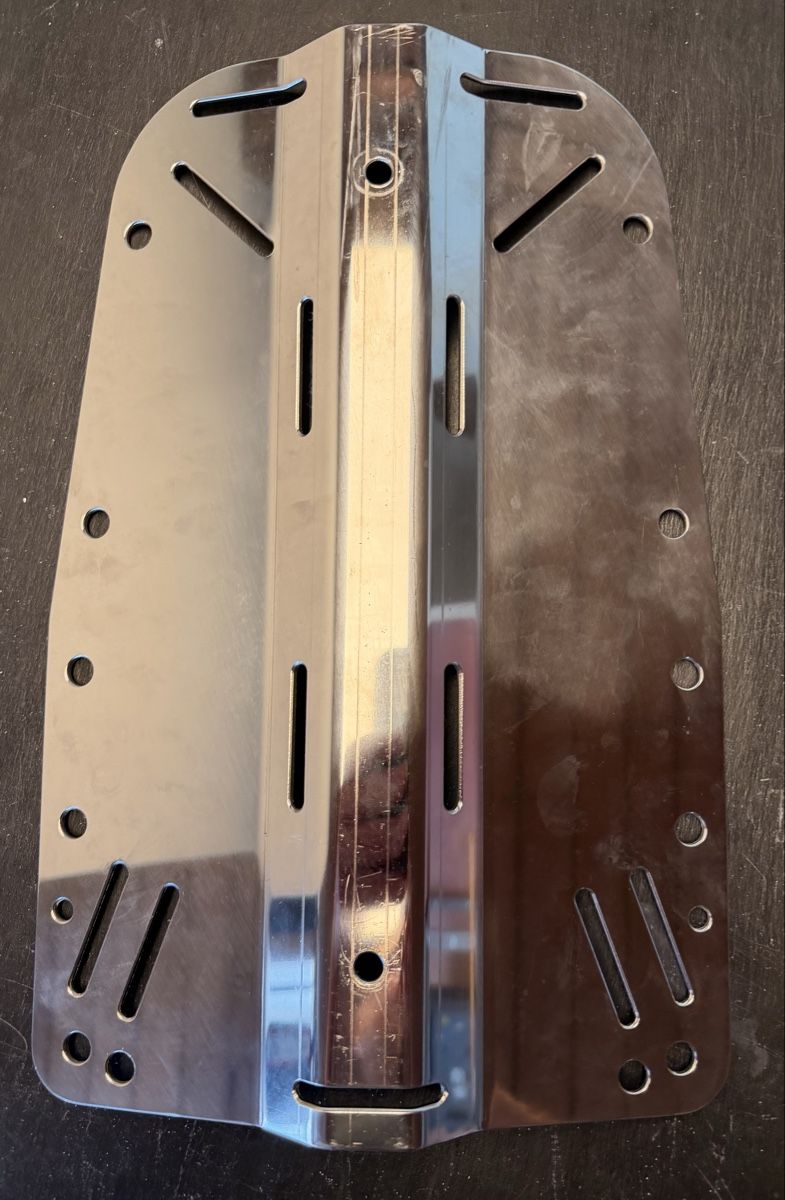 Bombole da sub: Tauch-Backplate Edelstahl poliert  – Usato da Rorbas venduto da sgr_2tqv 1