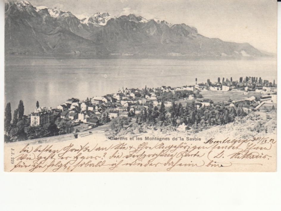 Cartoline postali: Clarens 1902 – Usato da Bürglen TG venduto da StampGraf