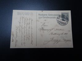 alte schweizer Postkarte abgest. 7.11.1958 Bahnpost ambulant