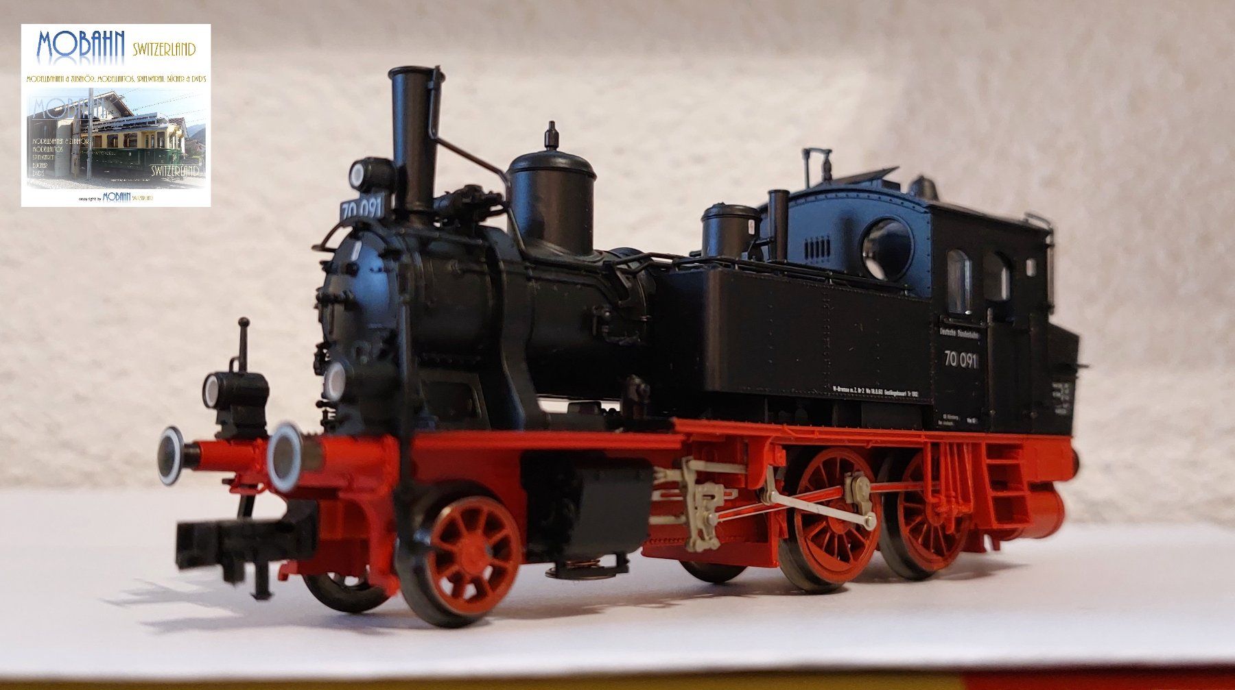 Fleischmann Modelleisenbahnen: Fleischmann 4070 - Tenderlok BR 70.0 der DB mit DSS – Neu (gemäss Beschreibung) aus Rotkreuz von MOBAHN-1zu87 5
