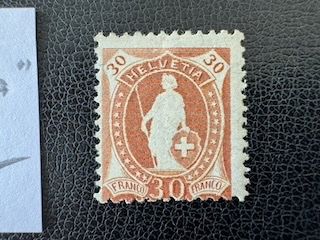 Alle Briefmarken: 4 ABARTEN Schweiz, postfrisch/ungebr./gest. – Gebraucht aus Stallikon von HILDECH1 3