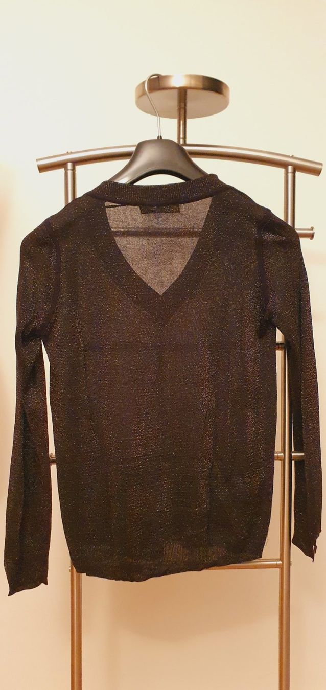Mango Maglioni & Felpe: Mango Lurex gold-schwarz Pullover Gr 34/XS – Usato da Stansstad venduto da InStyle8 3
