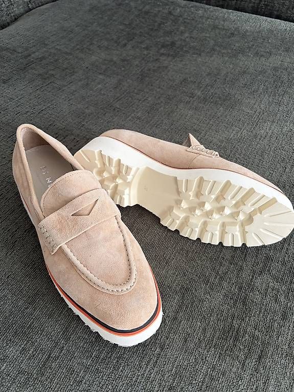 Scarpe da donna: Leder Loafer 38 Beige Neu – Nuovo e nell'imballaggio originale da Schwerzenbach venduto da Monalisa35 1