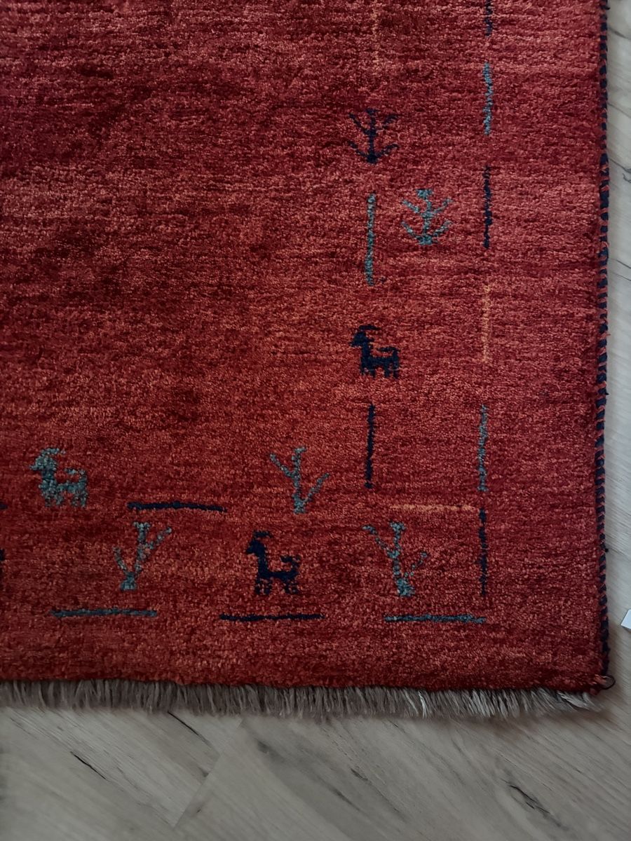 Gabbeh Teppiche: Gabbeh Nomaden Teppich mit Echtheit Zertifikat  – Gebraucht aus Cham von Manilu 1