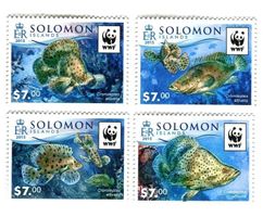Briefmarken "Fische". Salomonen.