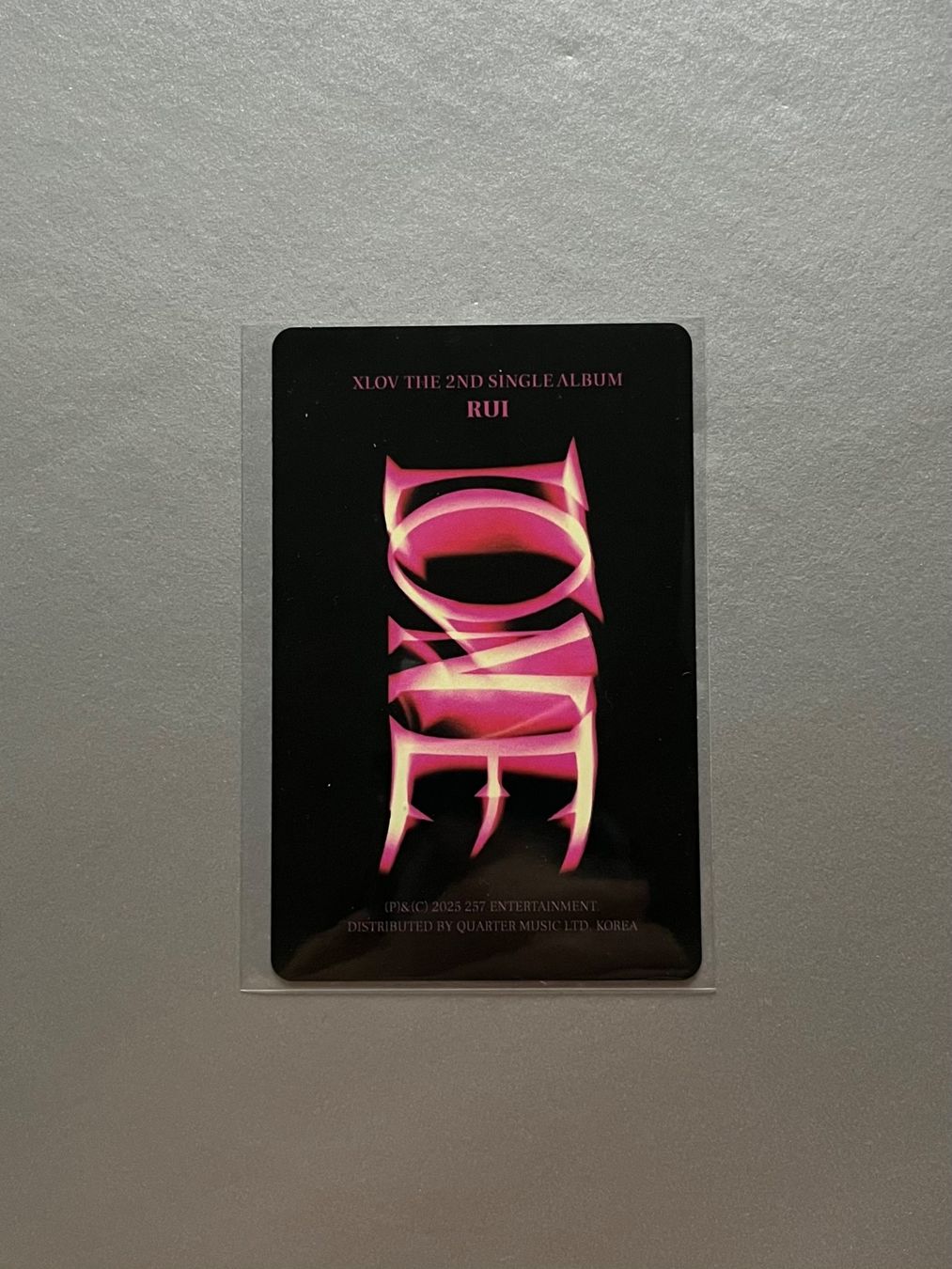 Carte collezionabili: PC Photocard Rui Xlov I One – Usato da Zürich venduto da eloises_lens 1