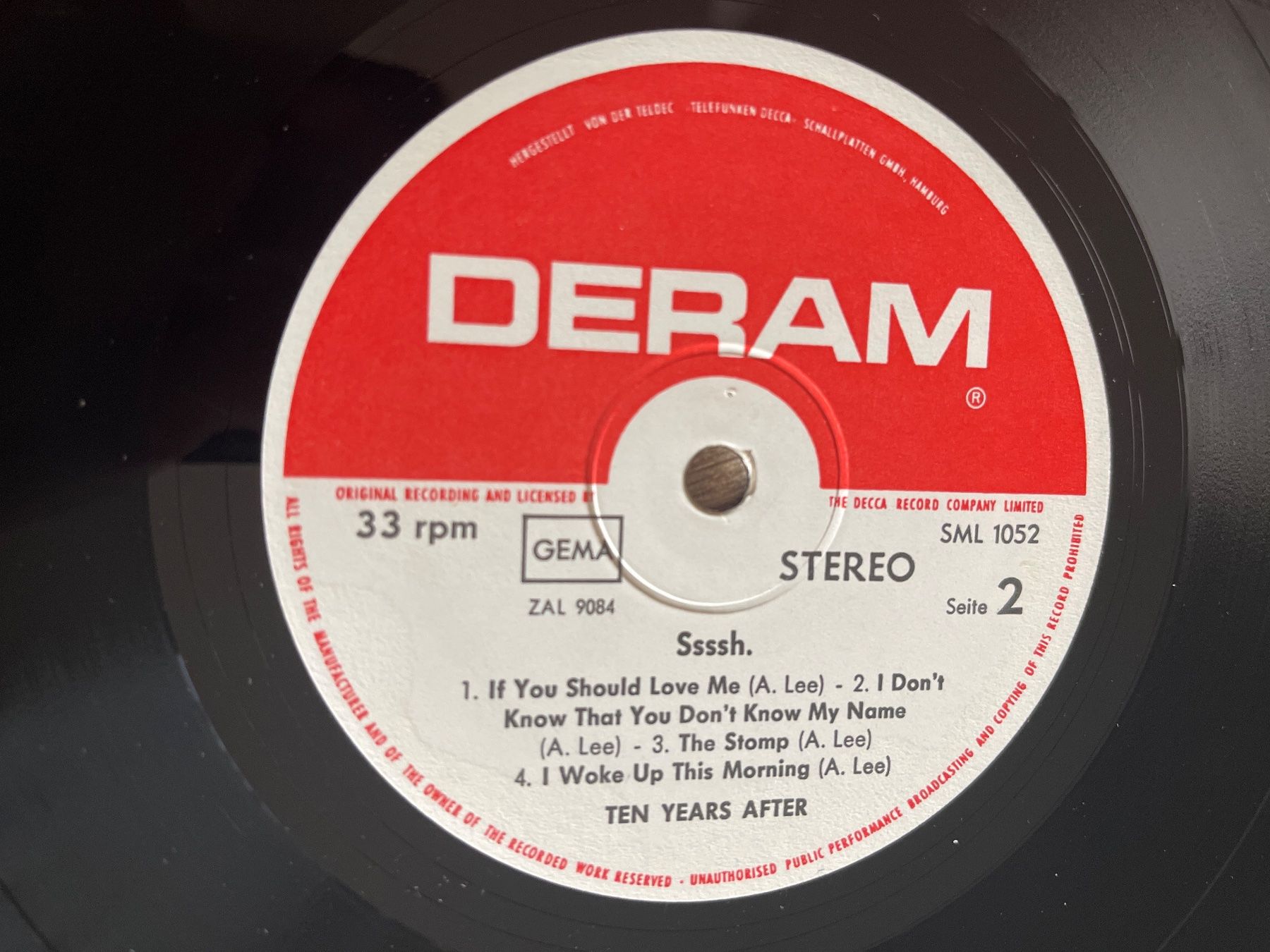 Dischi in vinile: S64/Ten Years After - Ssssh – Usato da Frutigen venduto da Philippe_jsp 2