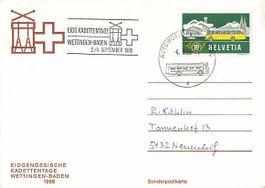 alte SONDERKARTE KADETTENTAGE AARAU, ab 1.--