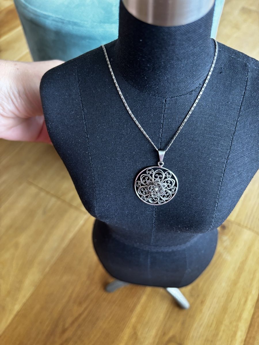 Anhänger: Silber Halskette mit Anhänger 835 – Gebraucht aus Seewen SZ von buqe 3