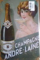 NEU/OVP: Champgne Champagner Blechschild