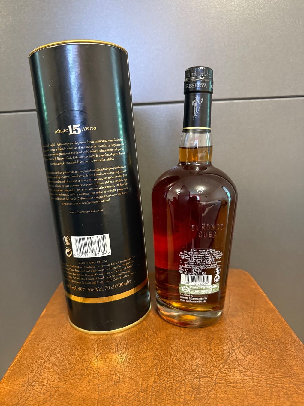 Havana Club Bevande alcoliche: Havanna Club 15 Anejo Gran Riserva – Nuovo e nell'imballaggio originale da Alpnach Dorf venduto da Prof.Don.Camillo 1