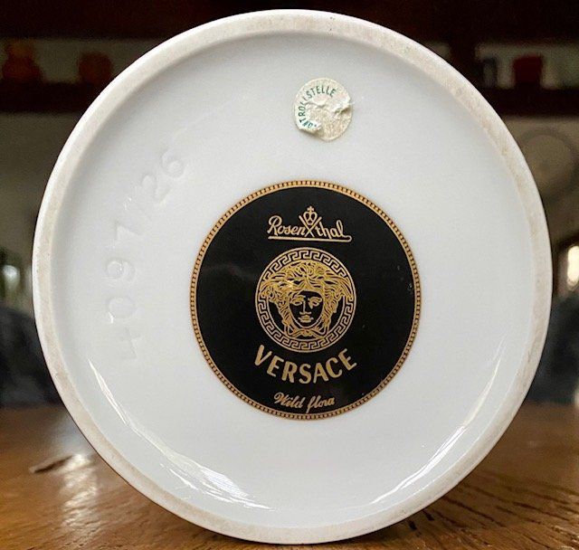 Versace Rosenthal Porzellan Vase, 26 cm, "Wild flora" Kaufen auf Ricardo