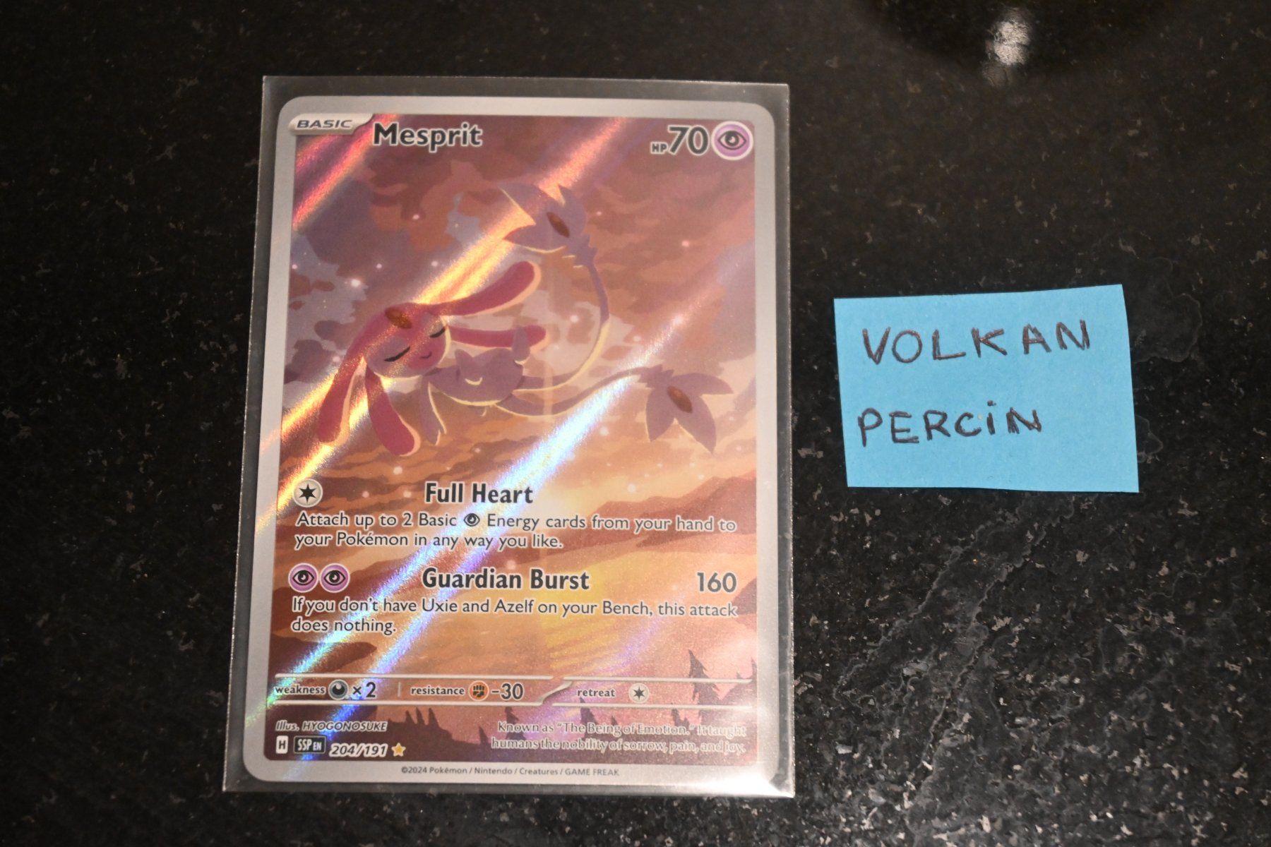 Pokémon Carte collezionabili: Mesprit #204 Pokemon Surging Sparks – Nuovo (secondo la descrizione) da Aigle venduto da PSAPOKEVOVO
