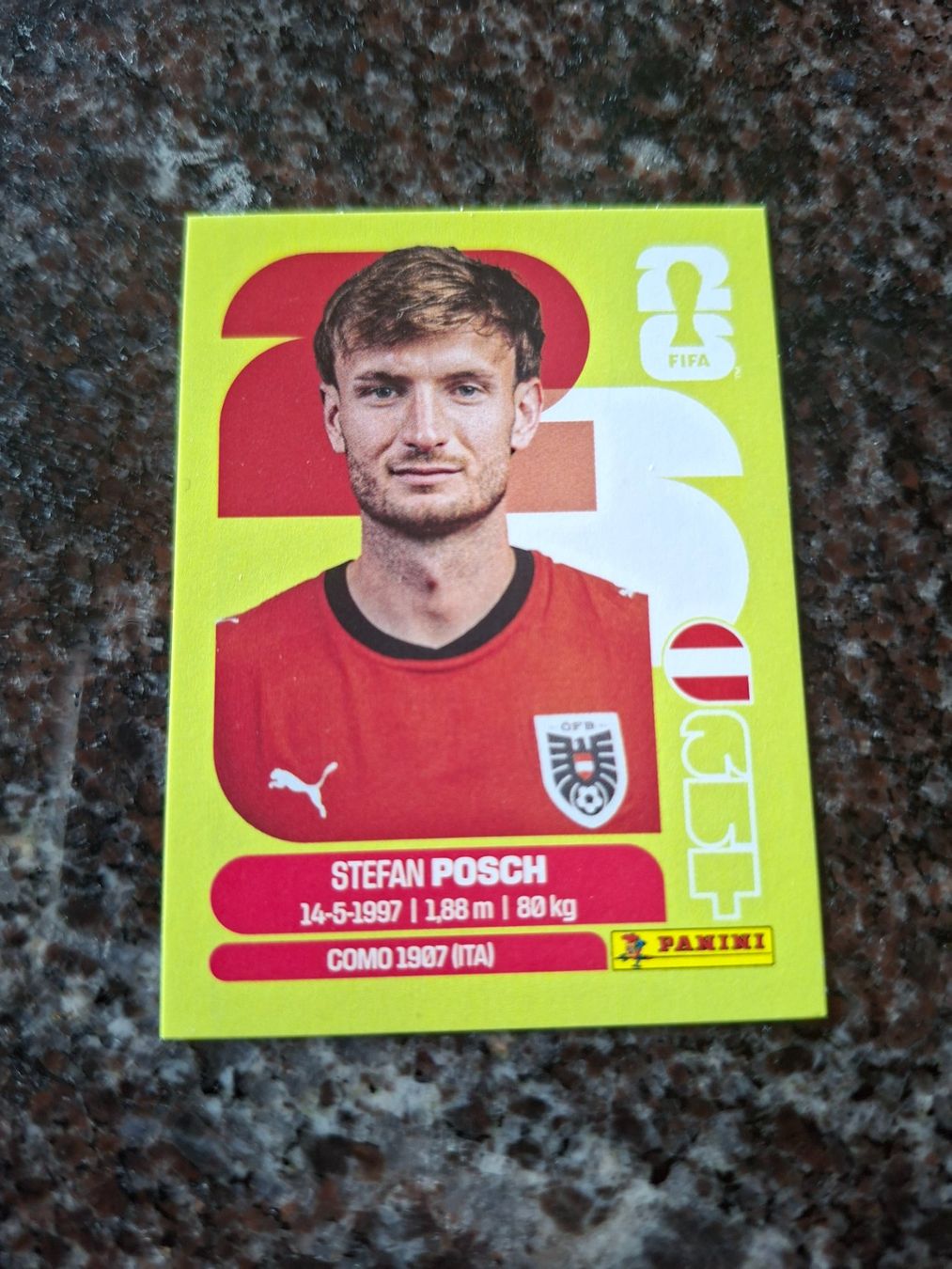 Panini Carte collezionabili: FIFA WM 2026 Sticker Stefan Posch AUT 7 – Nuovo (secondo la descrizione) da Erlinsbach venduto da pfunky