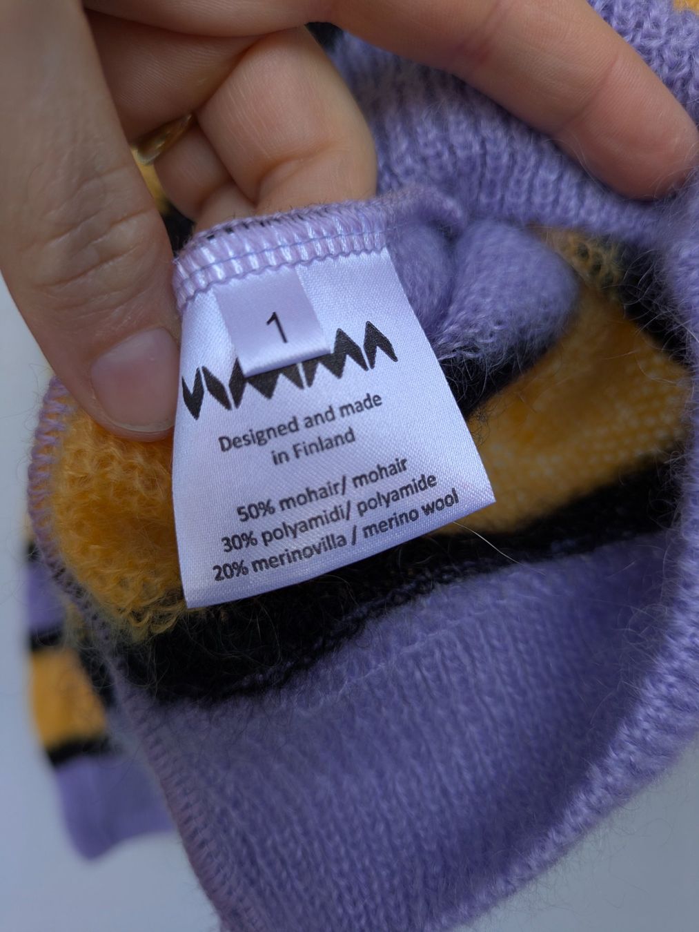 Maglioni & Felpe: Vimma BE KIND TAKE CARE Strickpullover Gr. 1, Mohair – Nuovo (secondo la descrizione) da Basel venduto da thextasyof 2