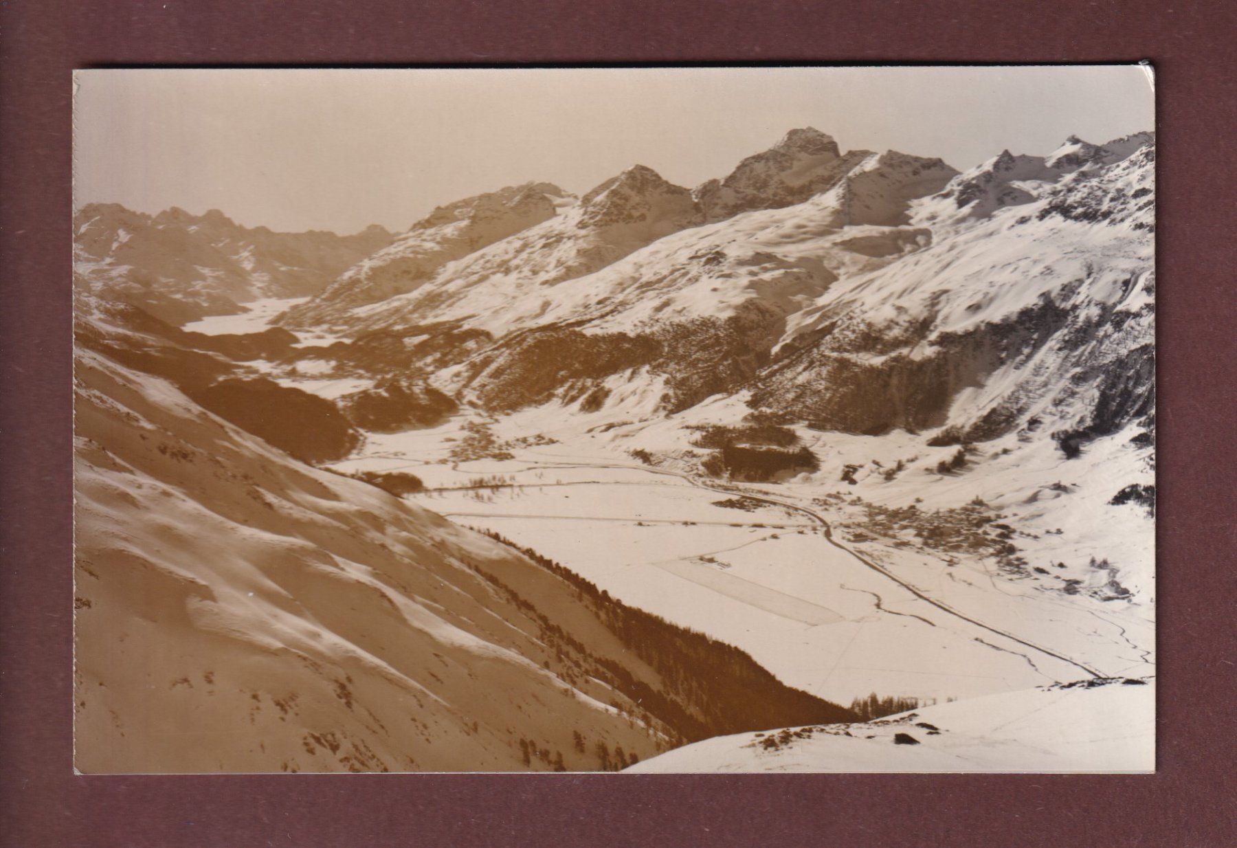 Ansichtskarten: SAMEDAN - 1956 – Gebraucht aus Pully von nicecards-shop