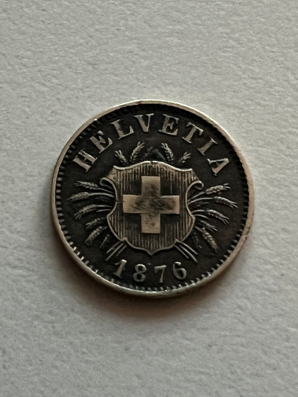 Toutes les monnaies: 5 Rp. 1876 – D'occasion à Schötz par Odpa