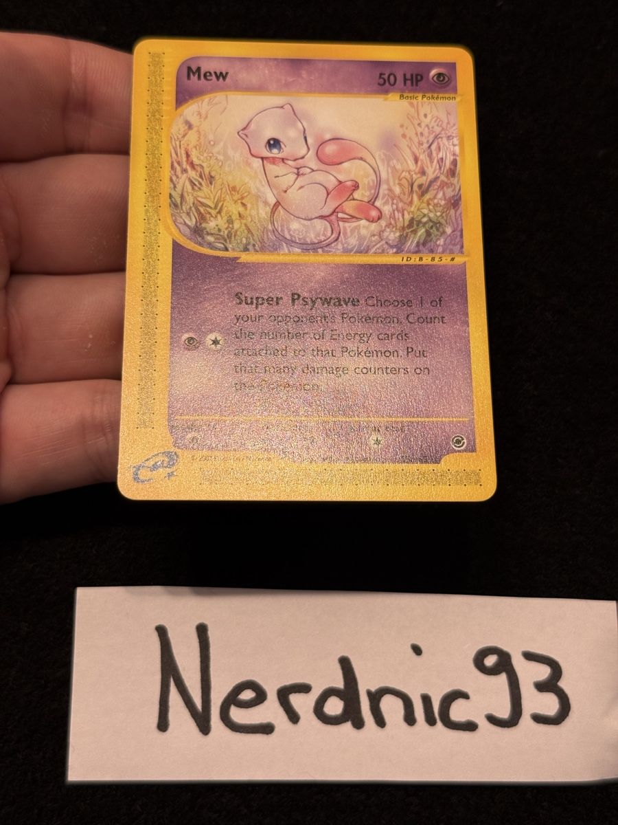 Pokémon Carte collezionabili: Pokémon Mew 55/165 Expedition Base Set Regular Rare – Nuovo (secondo la descrizione) da Glattpark(Opfikon) venduto da Nerdnic93 2