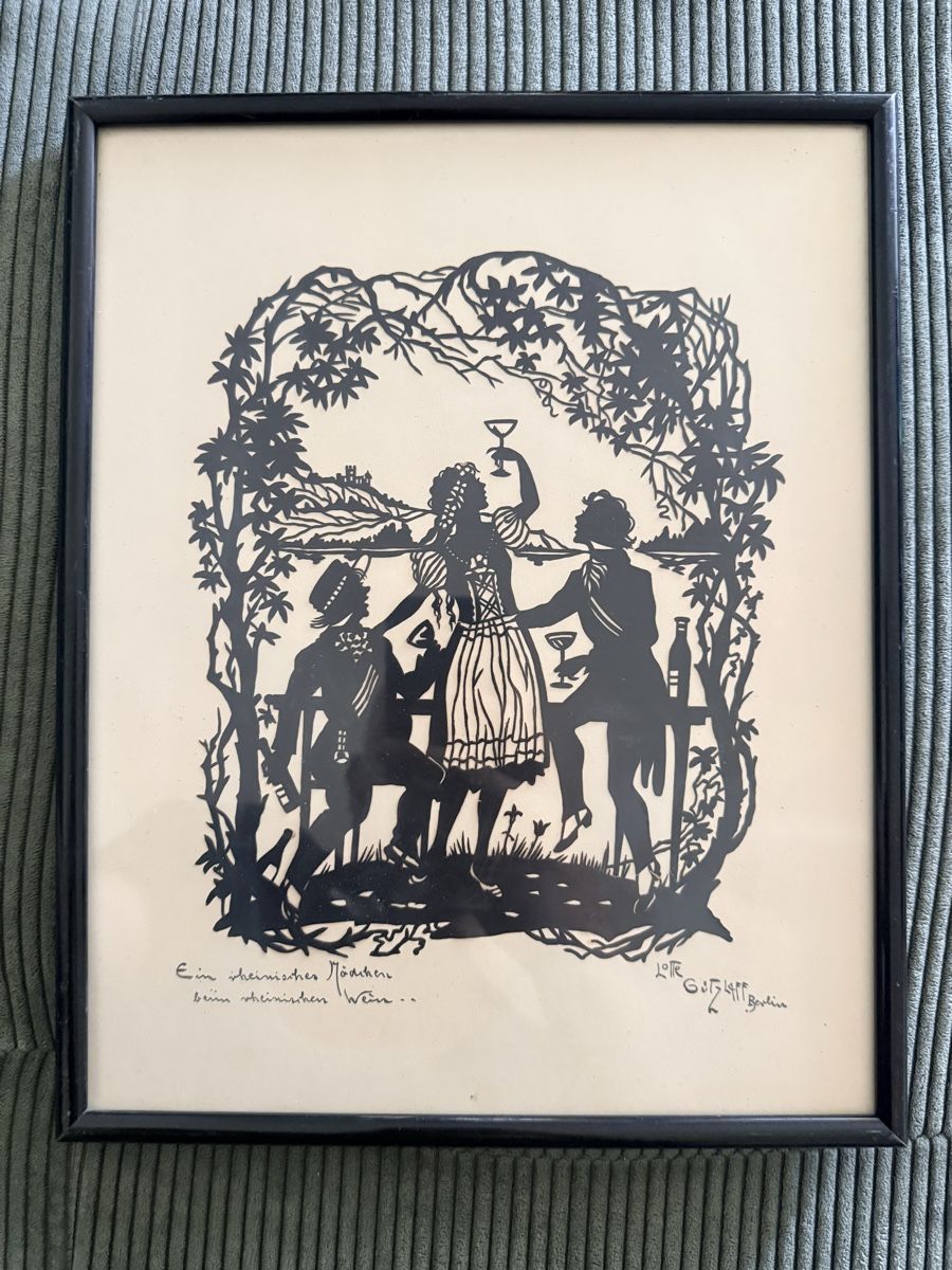 Dipinti: Scherenschnitt - Lotte Gützlaff Berlin um 1920  – Usato da Solothurn venduto da NUVICO 1