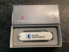 Victorinox Classic Messer "ZH KANTONALBANK“ Promobox NEU!