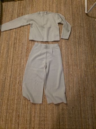 Festliches COS Set, Gr. 122/128, Silber Glitzer, Top Zustand