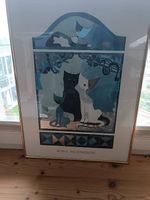 Regina Wachtmeister 1939 Katzenbild Druck