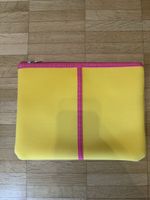 Neceser giallo e rosa neon - perfetta per l'estate!